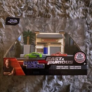 Jada Nano Scene Fast & Furious Set - Green and Red